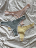 Pastel Thong Set