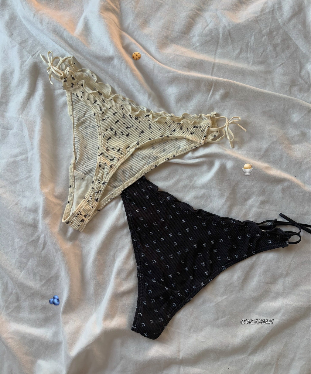 Petal Cotton Thongs Pack