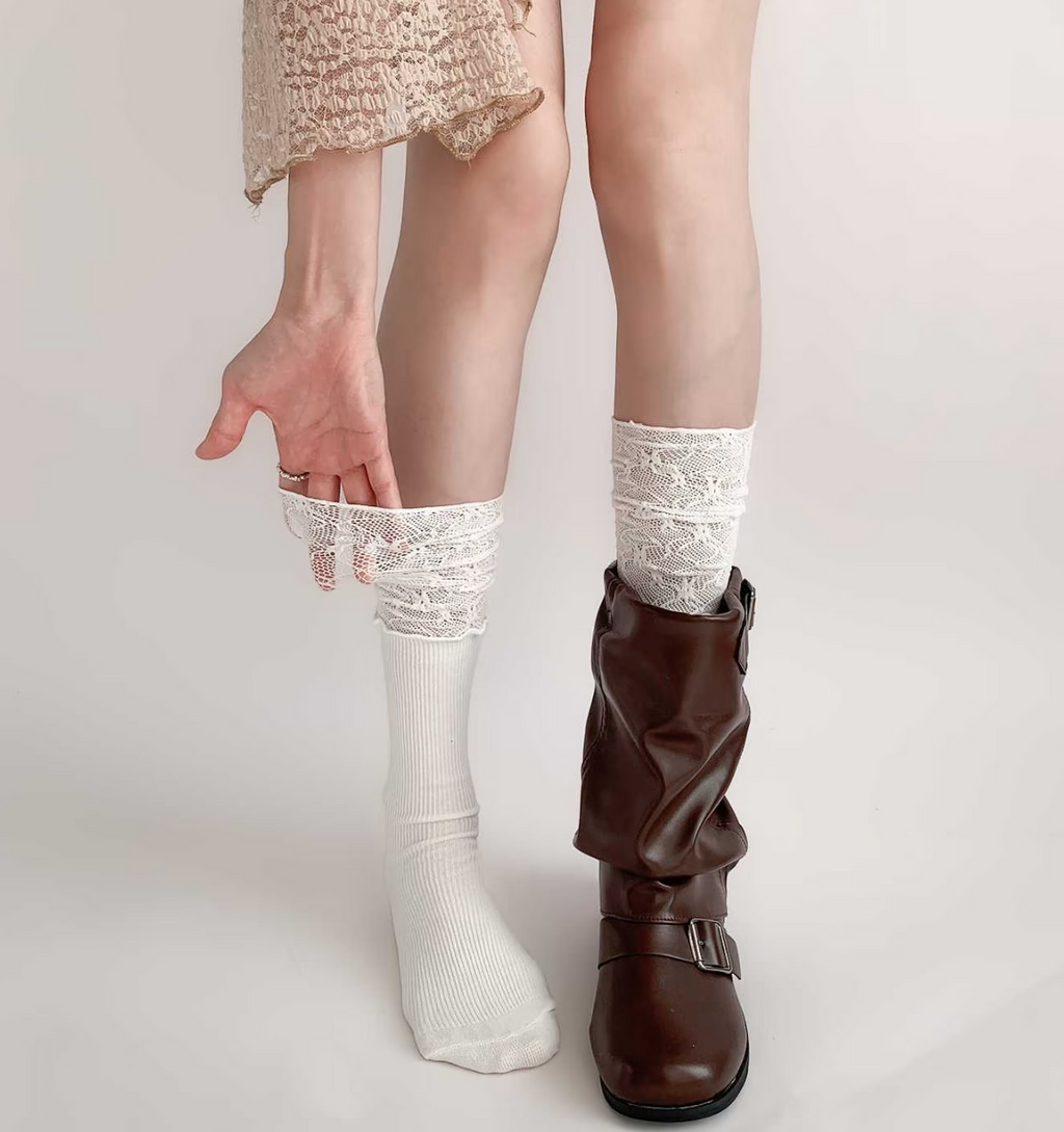 Vintage Lace Socks