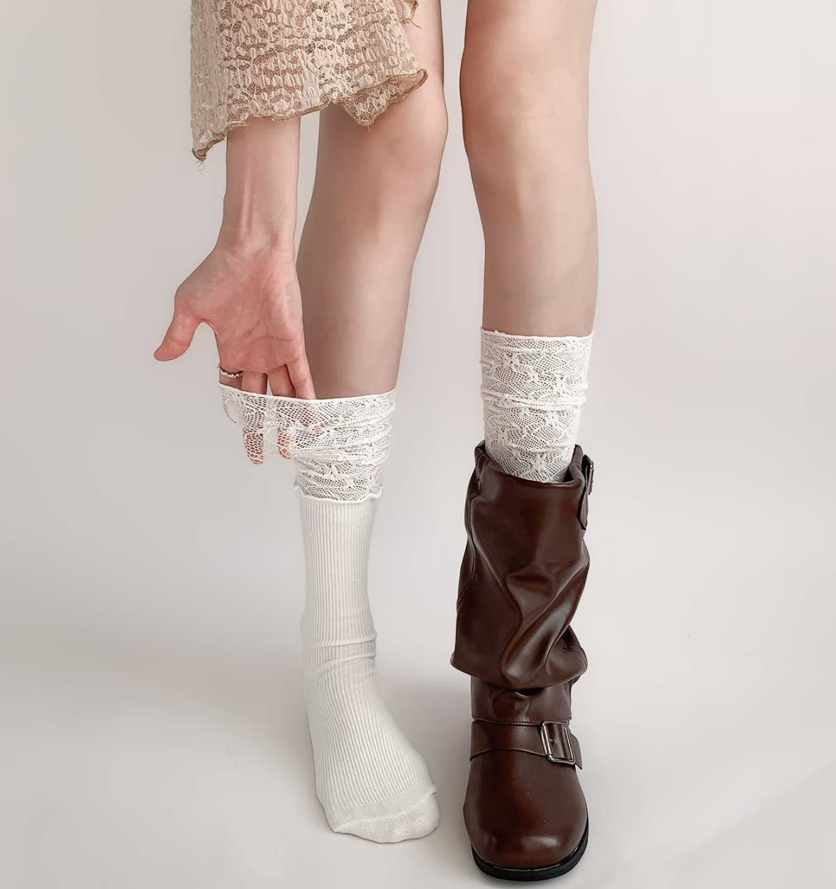 Vintage Lace Socks