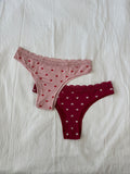Lace Brief Set