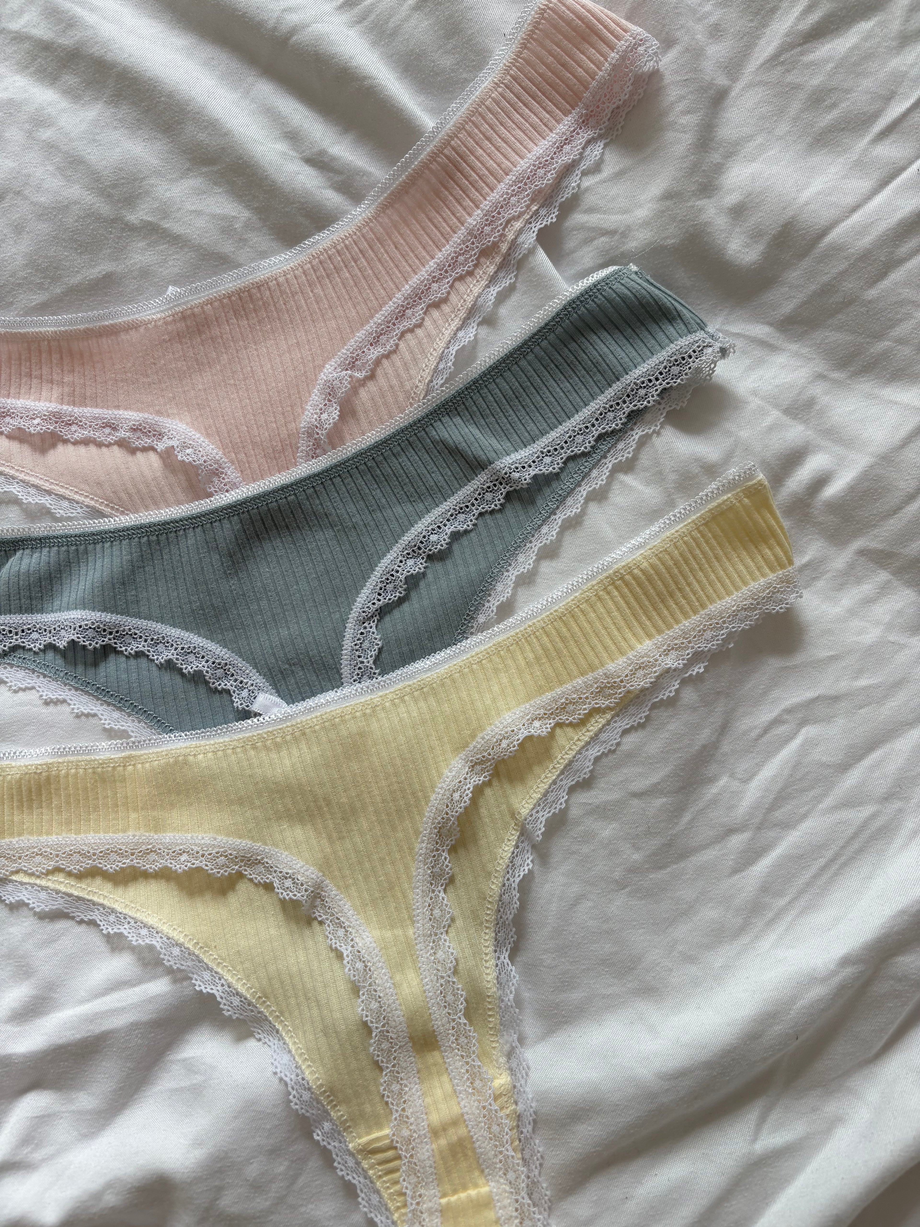 Pastel Thong Set