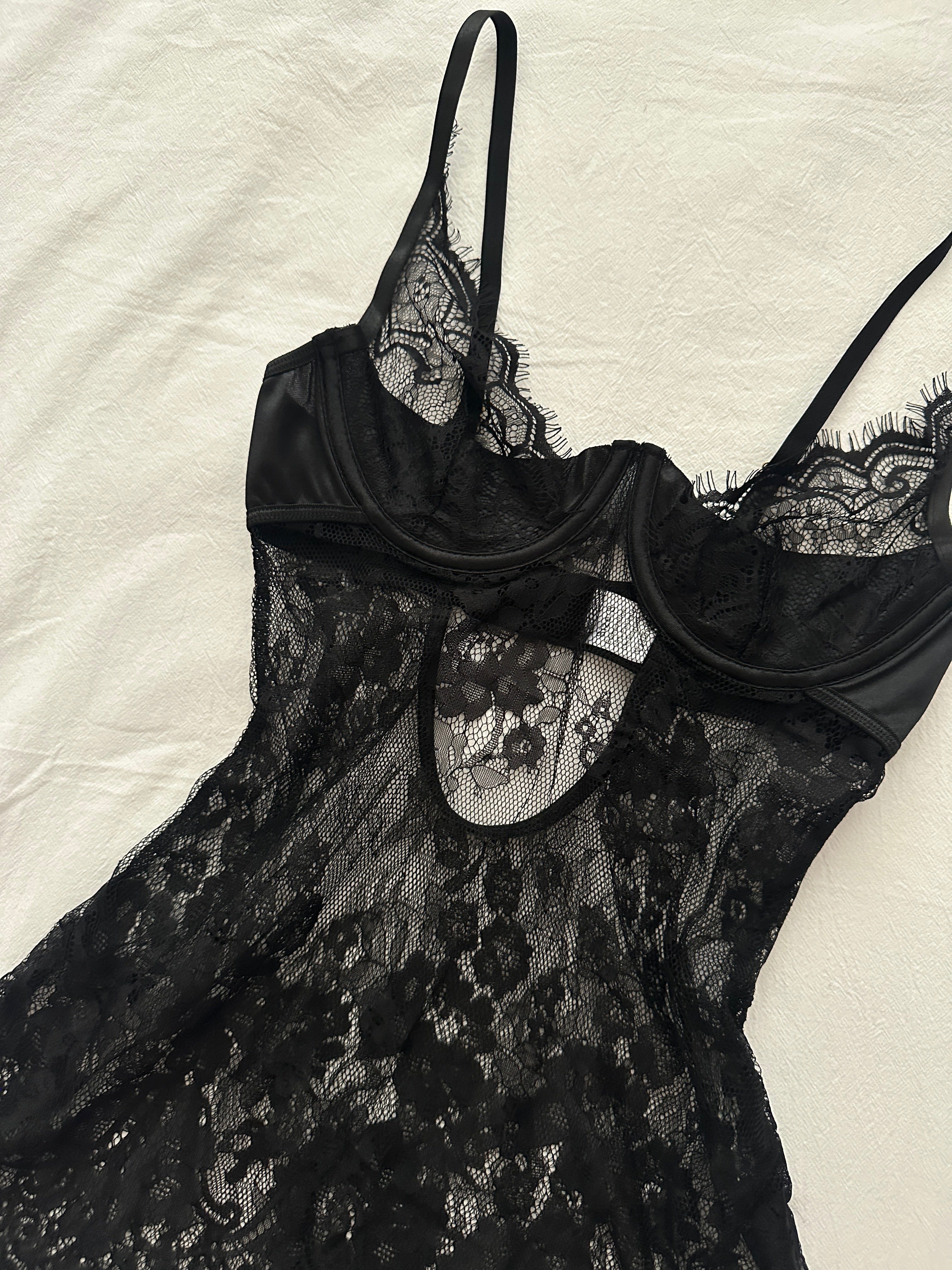 Sheer Lace Mini dress