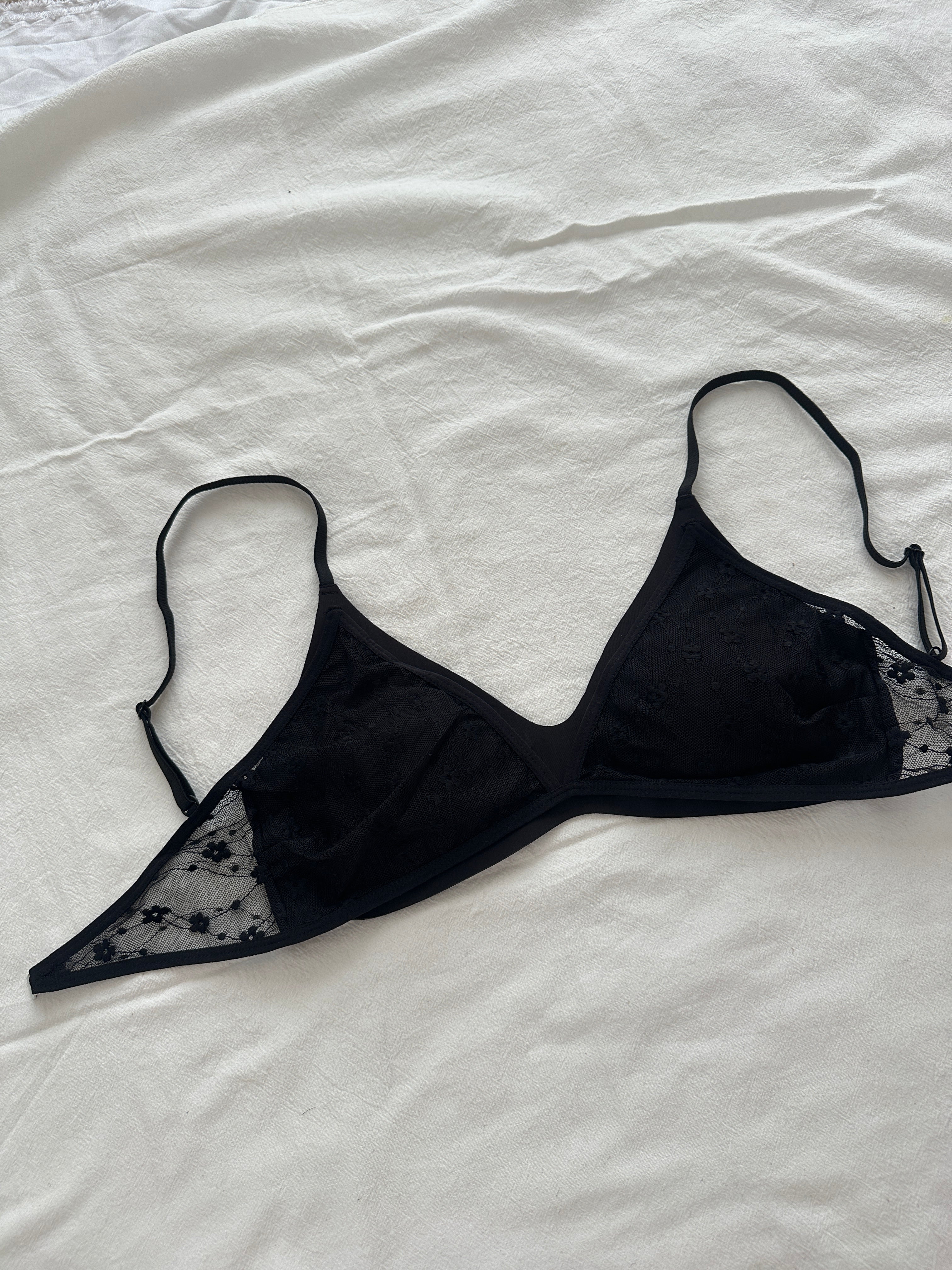 Low-Back Lace Bra