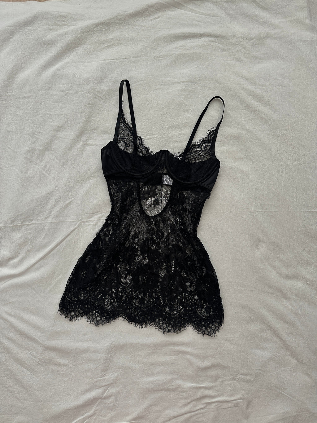 Sheer Lace Mini dress
