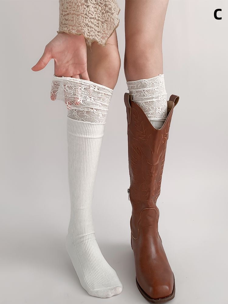 Vintage Lace Socks