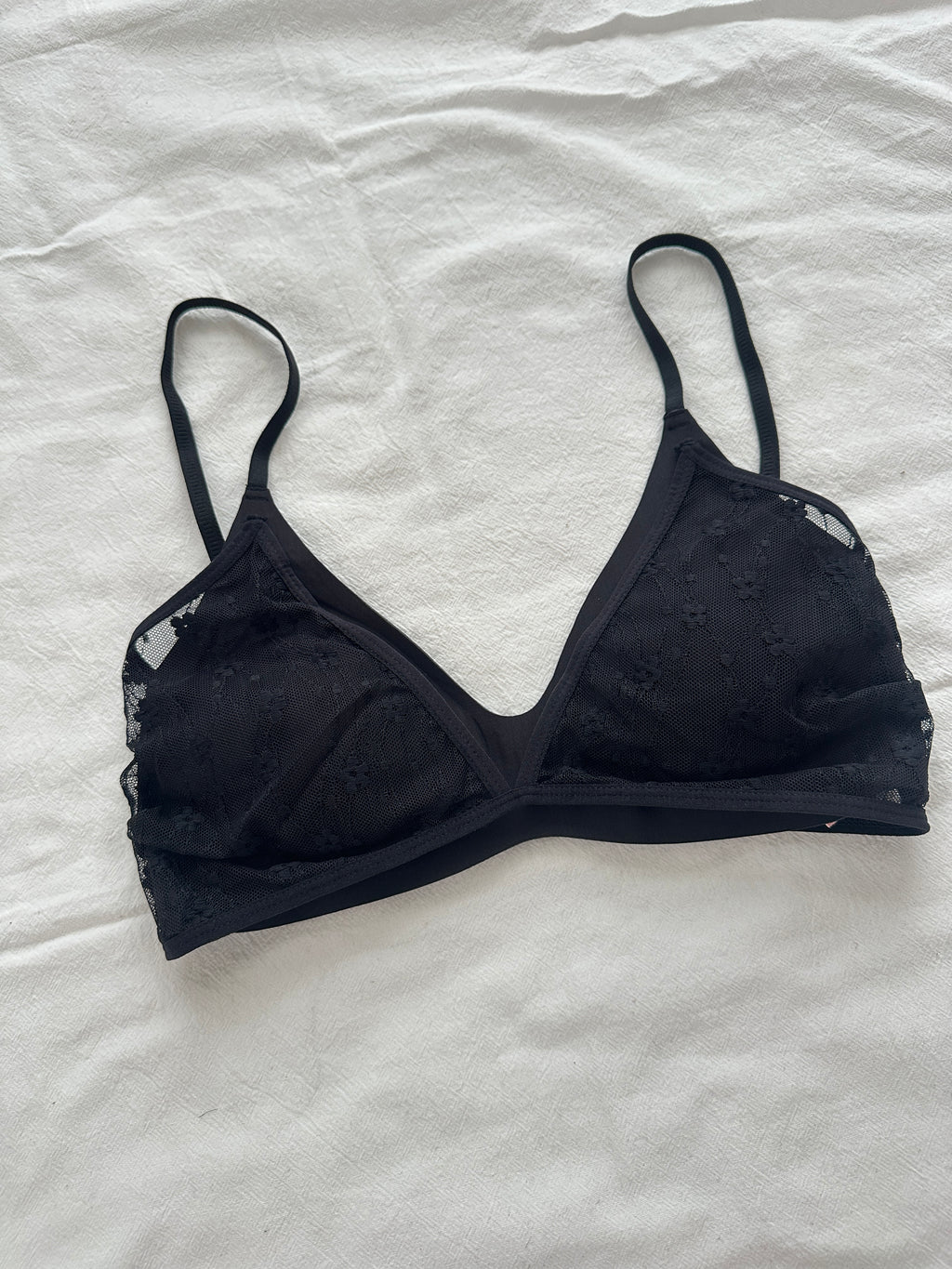 Low-Back Lace Bra