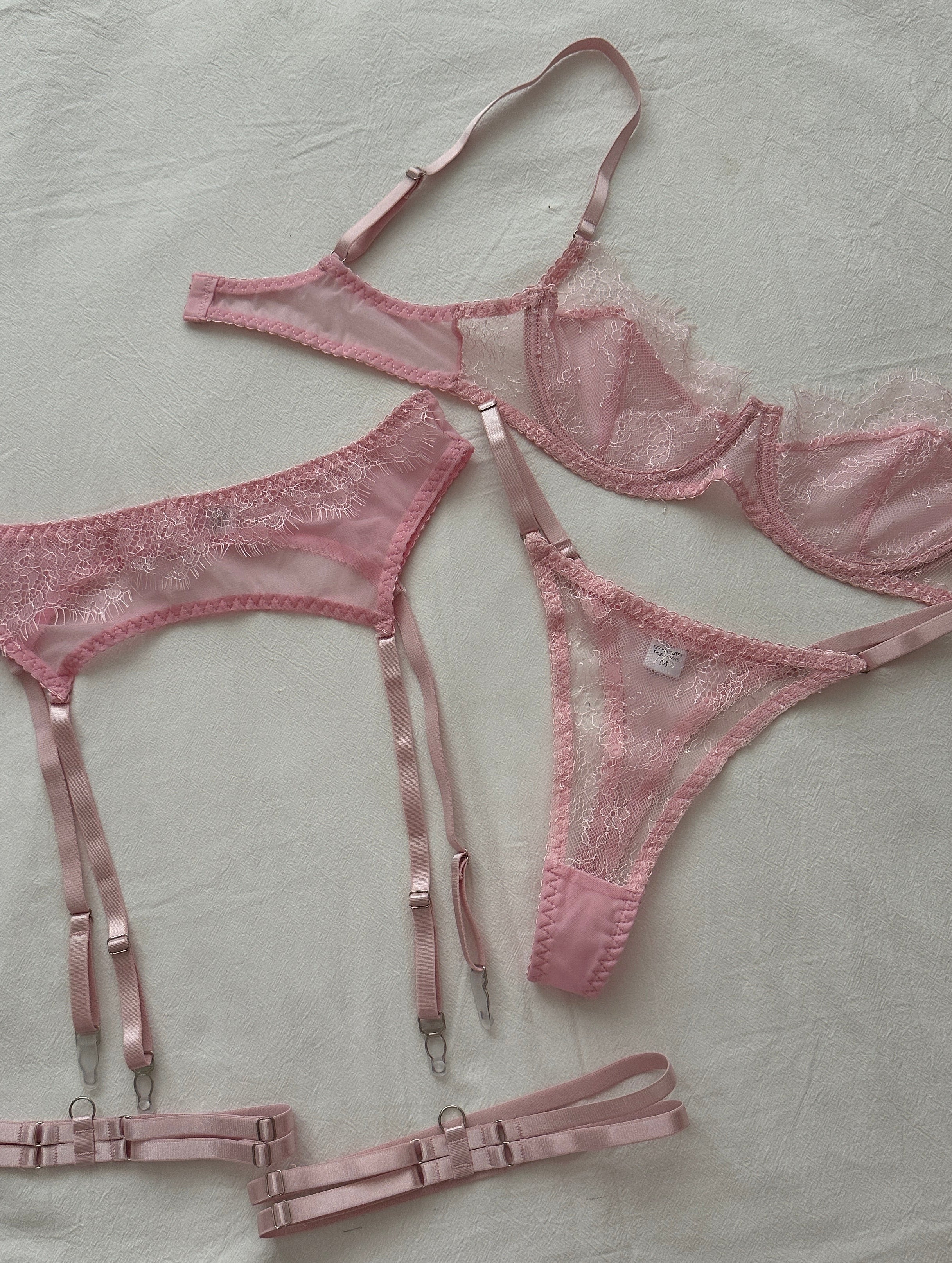 Blush Lace Set