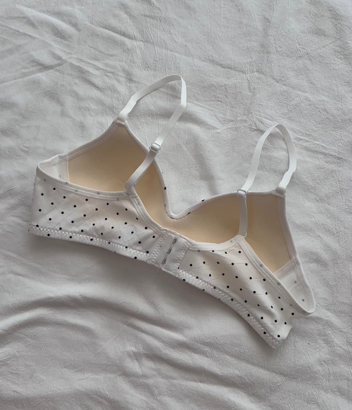 Polka Dots Cotton Bra