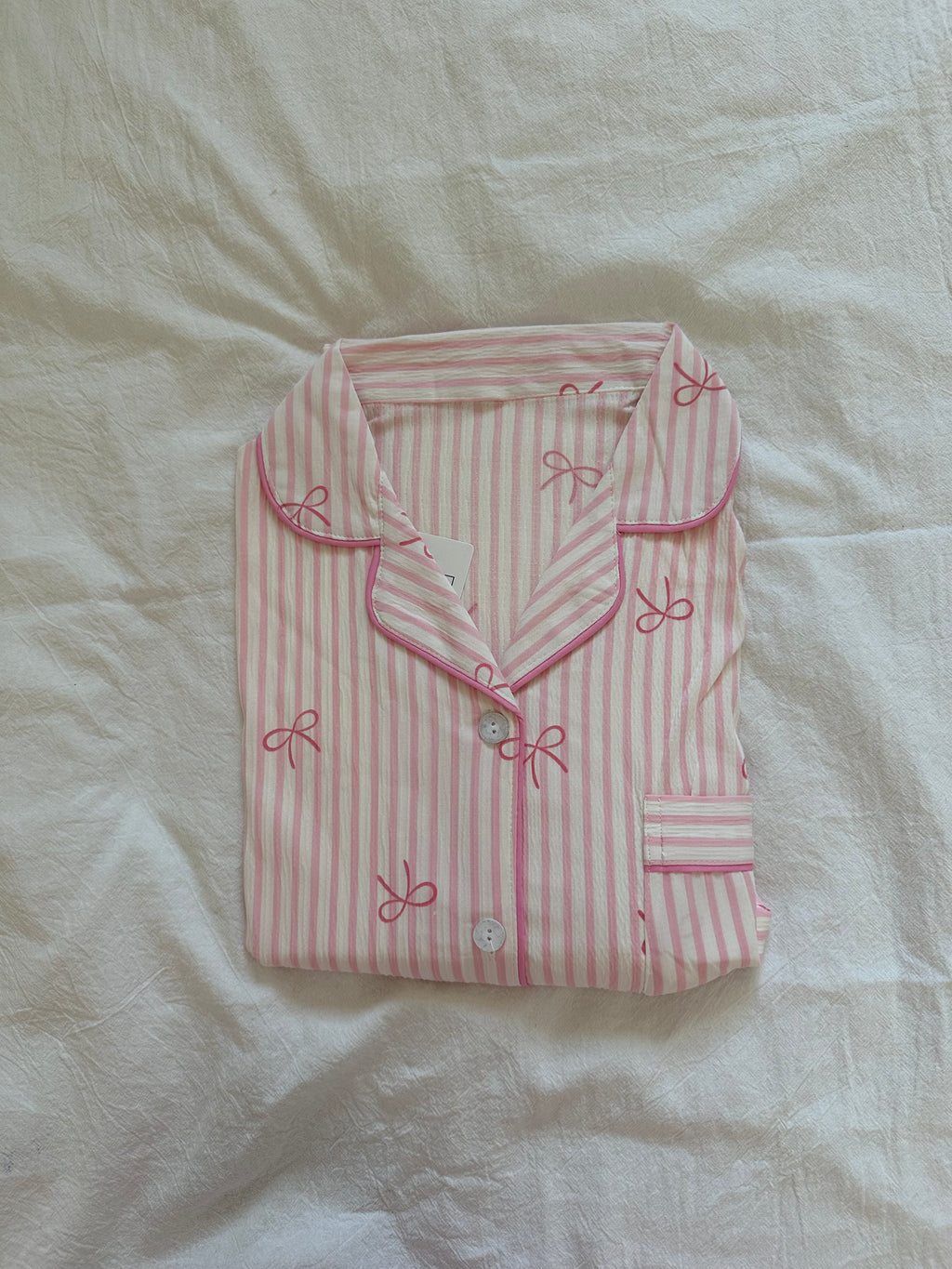 Blush Bow Pajama