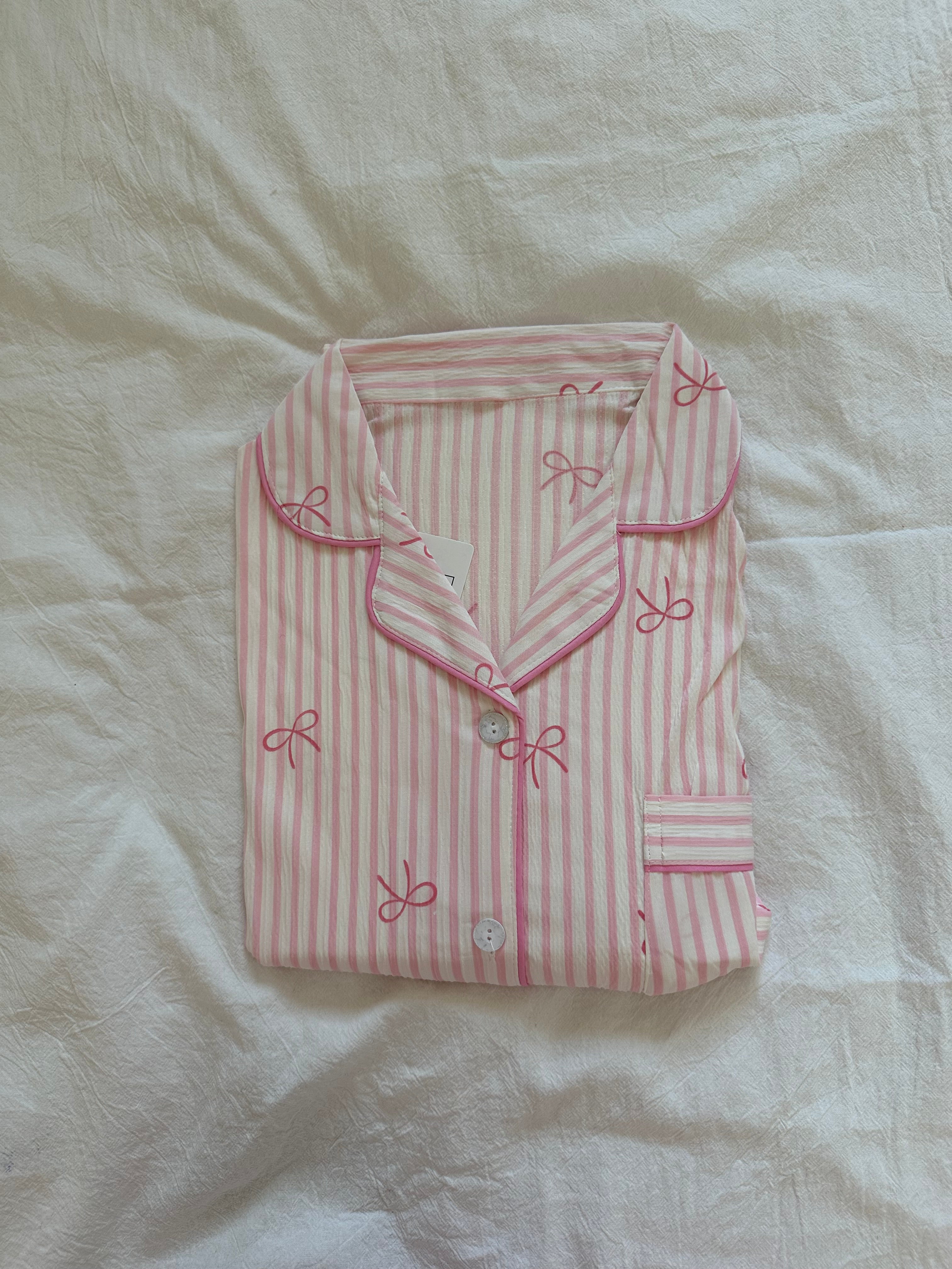 Blush Bow Pajama