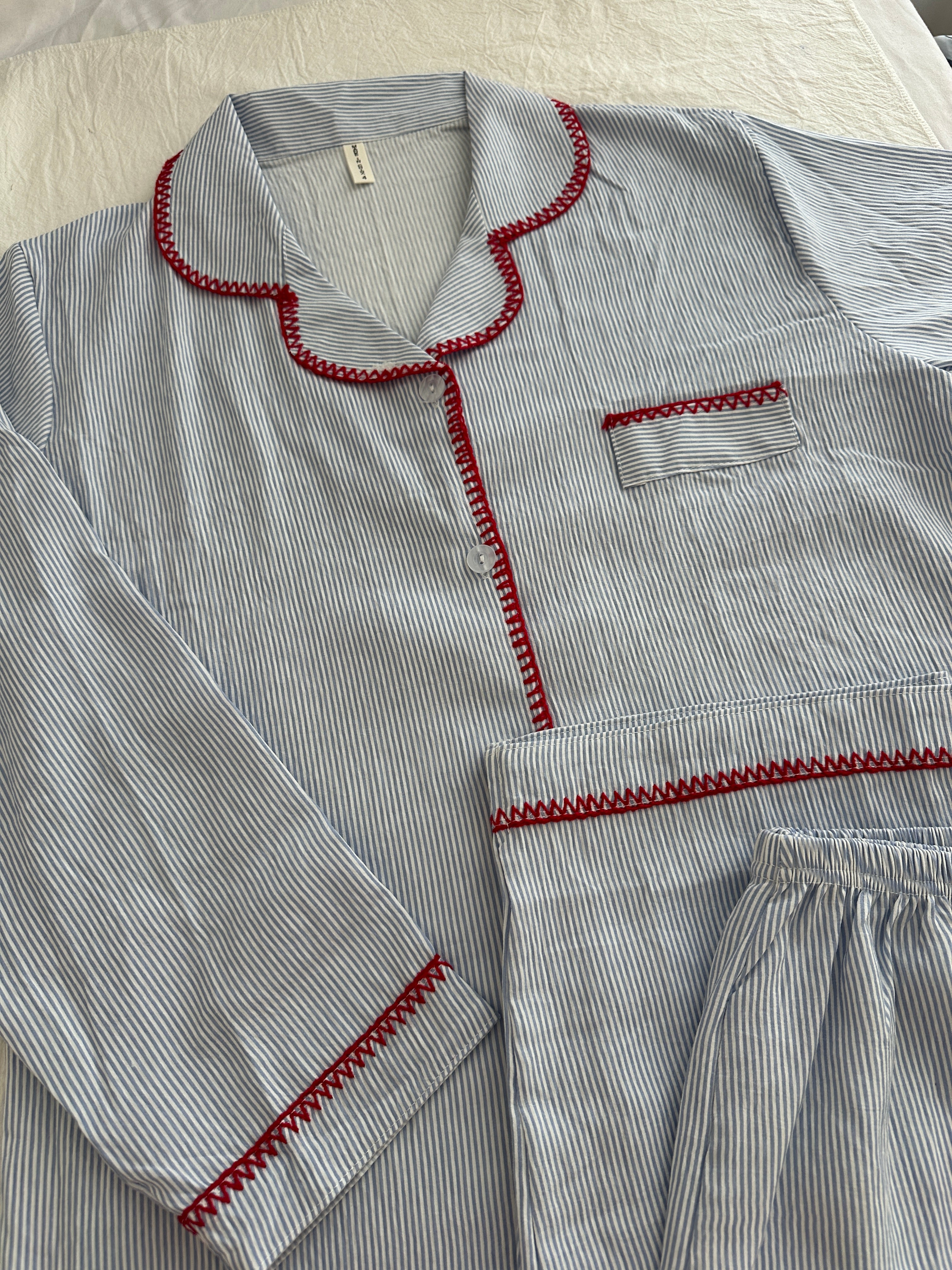 Blue Line Pajama