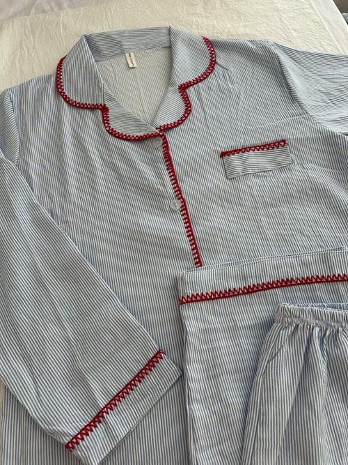 Blue Line Pajama
