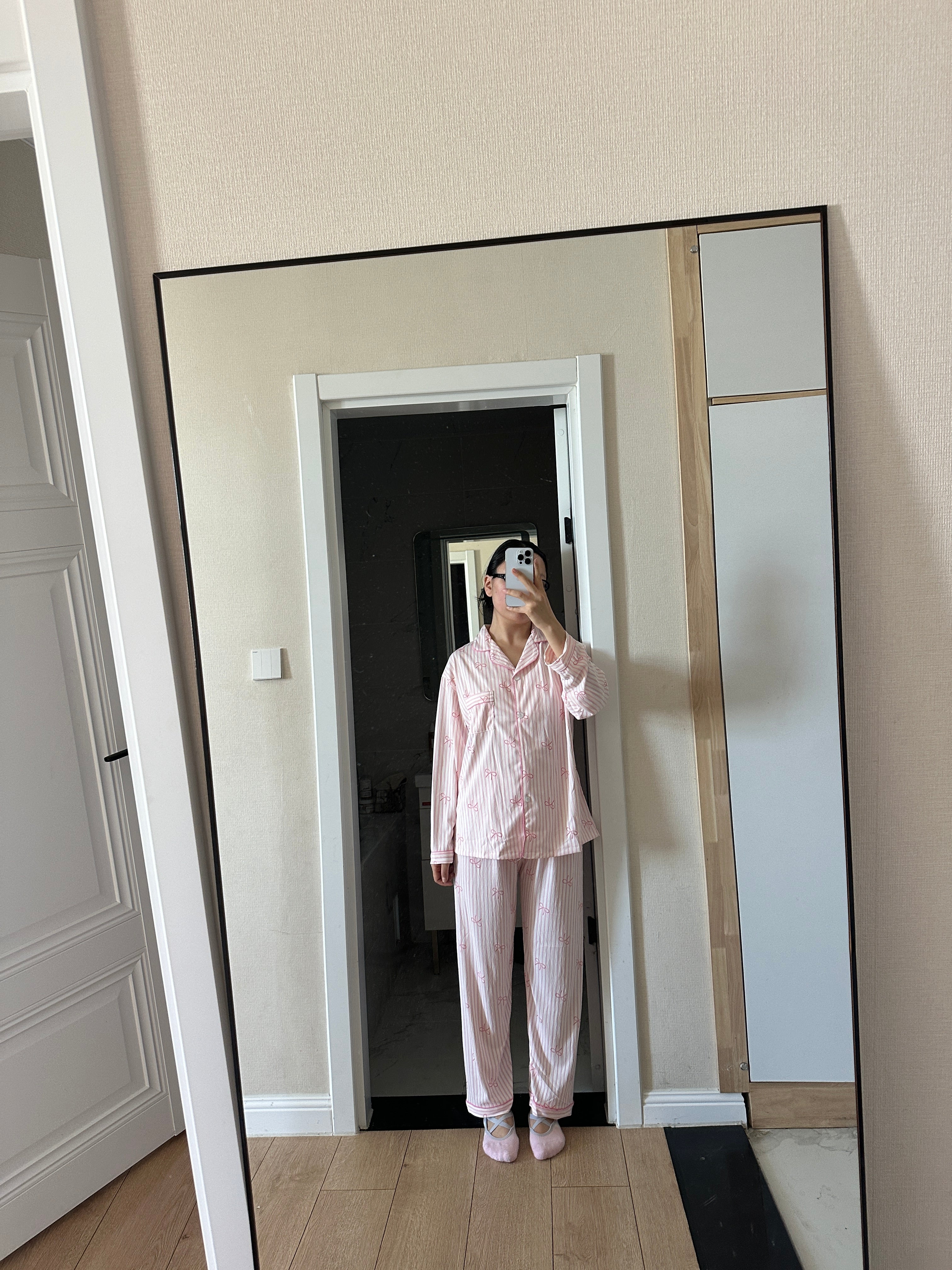 Blush Bow Pajama