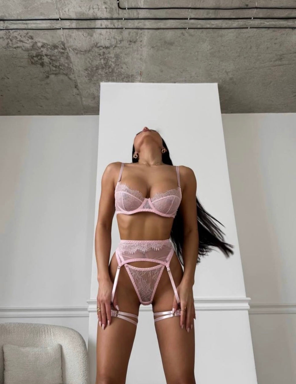 Blush Lace Set
